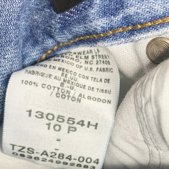 Vintage Denim Riders High Waist Crochet Lace Mom Jean Shorts Size 10 - Picture 6 of 6